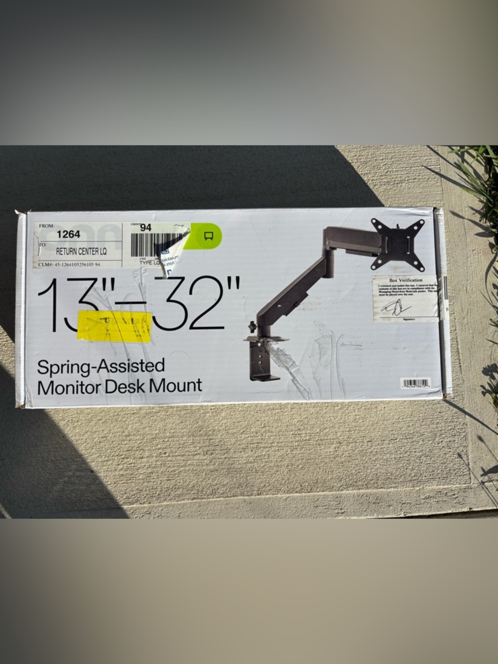 Onn Spring Assisted Monitor Desk Mount - Picture 7 of 10